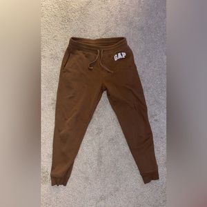 Brown gap joggers